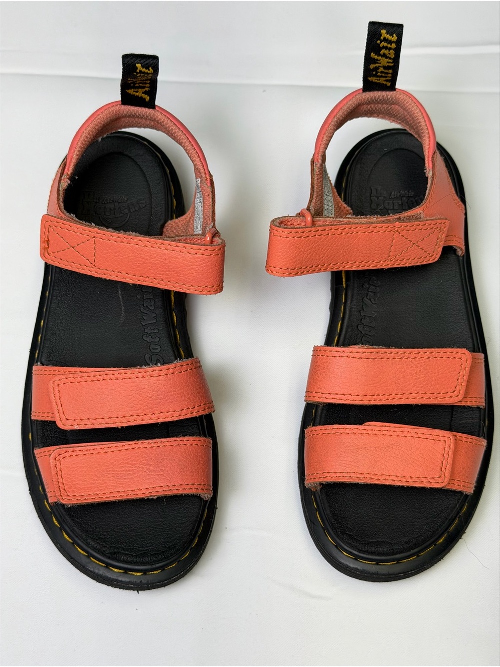 Dr. Martens Kids Coral-Strap Leather Sandals 4 M - EUC
